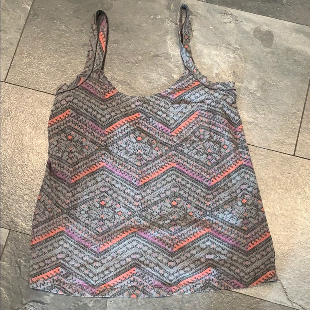Open back tank top